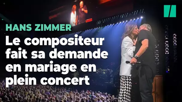 Le compositeur Hans Zimmer fait sa demande en mariage en plein concert (et la réponse est oui)