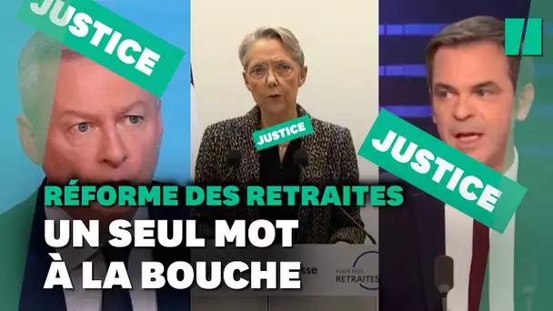 Réforme des retraites 2023 : Le gouvernement n'a que le mot "justice" à la bouche