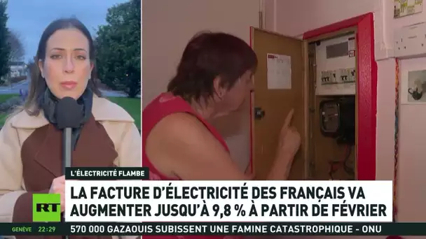 🇫🇷  Hausse des prix de l'électricité de 9,8% en France