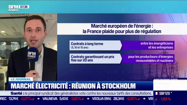 Marché de l'électricité: les ministres européens de l'Energie se réunissent à Stockholm