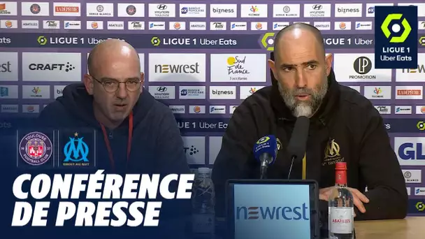 Conférence de presse TOULOUSE FC - OLYMPIQUE DE MARSEILLE (2-3)  / 2022/2023