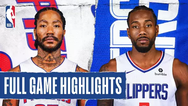 PISTONS at CLIPPERS | FULL GAME HIGHLIGHTS |  January 2, 2020