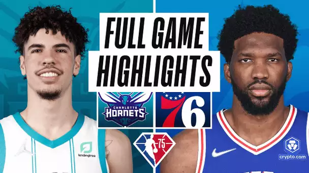 HORNETS at 76ERS | FULL GAME HIGHLIGHTS | January 12, 2022