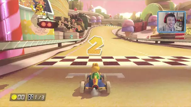 Mario Kart 8 multi VS Siphano, Unster, Arc et Brioche - #01