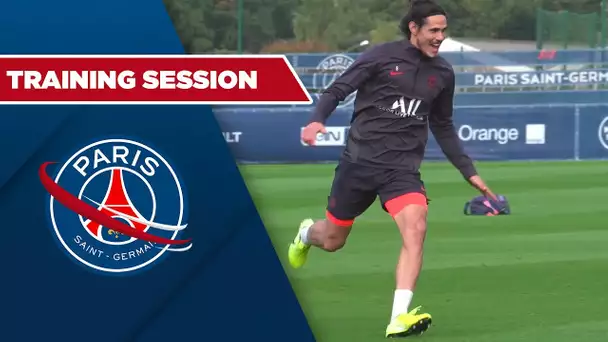 TRAINING SESSION with Edinson Cavani, Icardi