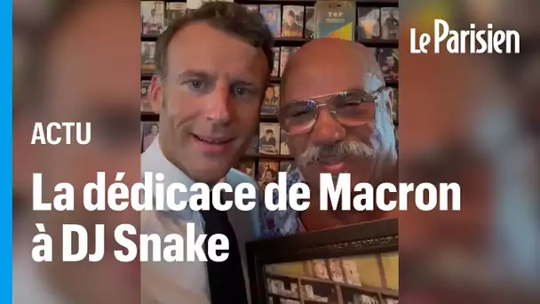 En Algérie, Emmanuel Macron fait une dédicace à... DJ Snake via Instagram