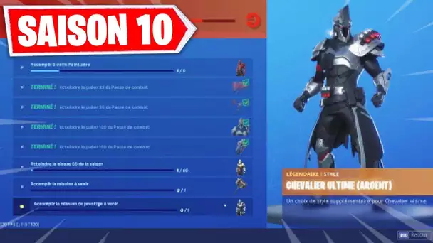 DEFIS PRESTIGES ET RECOMPENSES SECRETE SUR FORTNITE ... (+ TOUS LES DEFIS SAISON 10)