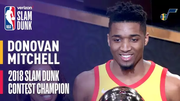 Donovan Mitchell Wins 2018 Verizon Slam Dunk Contest