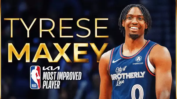Tyrese Maxey is the 2023-2024 Kia NBA Most Improved Player! #KiaMIP