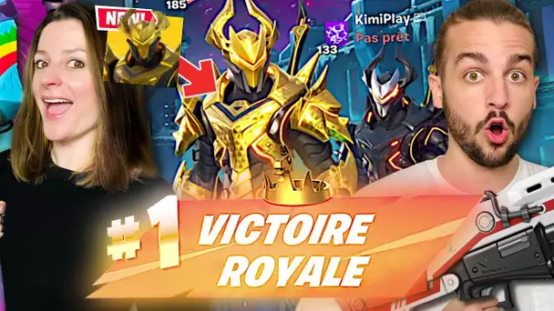 ON DEBLOQUE LE SKIN ULTIME GOLD DU CHEVALIER OMEGA ! FORTNITE DUO FR