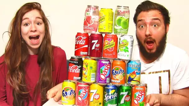 SODA CHALLENGE en COUPLE !! 20 boissons MÉLANGÉES PRANK !