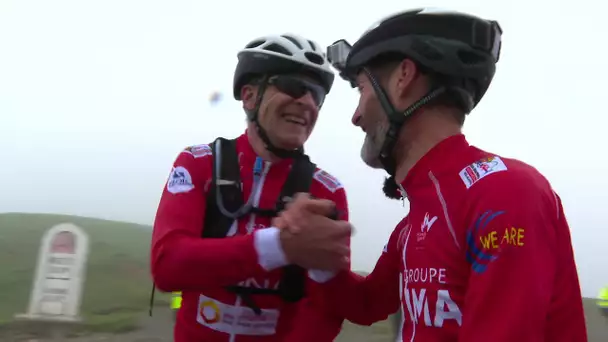 Exploit : Marc Malterre, aveugle et cycliste,  grimpe le col de l'Aubisque