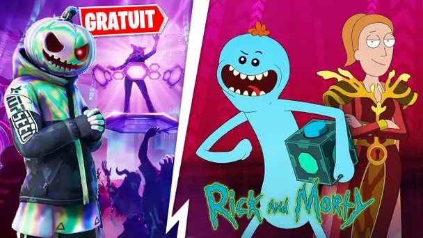 SKIN GRATUIT ET RECOMPENSES FORTNITEMARES 2022 ! NOUVEAUX SKINS RICK & MORTY ! (FORTNITE NEWS)