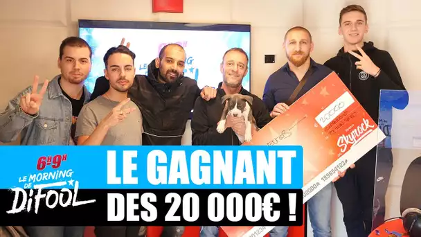 Momo repart avec son chèque de 20 000€ #MorningDeDifool