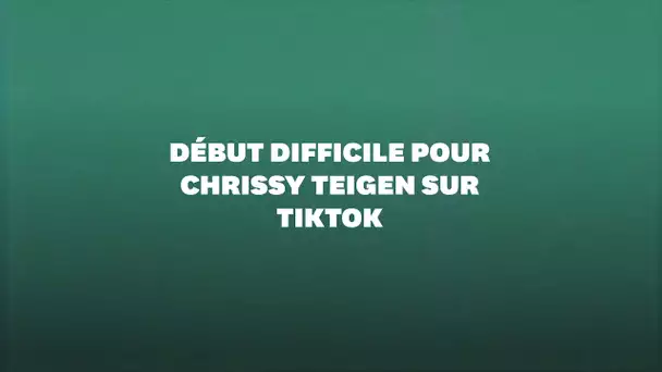 "Est-ce que je fais ça bien ?": Chrissy Teigen rejoint TikTok et c'est laborieux