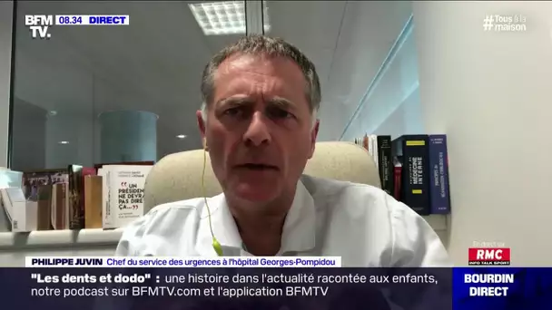 Philippe Juvin, chef des urgences de l'hôpital Pompidou, était l'invité d'Apolline de Malherbe