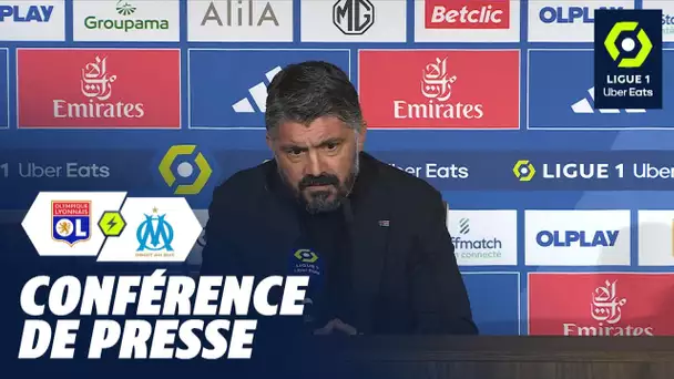 Conférence de presse OLYMPIQUE LYONNAIS - OLYMPIQUE DE MARSEILLE (1-0)  / 2023/2024