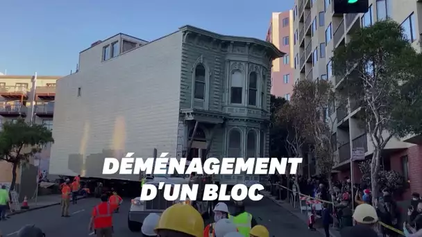 À San Francisco, cette maison victorienne a été déplacée de quelques rues