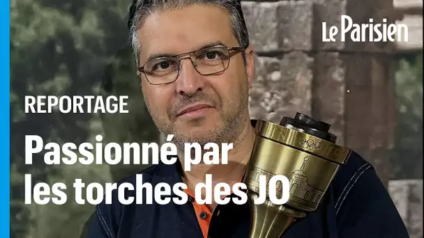 JO 2024 : ce Français s’enflamme pour les Jeux en collectionnant... les torches olympiques