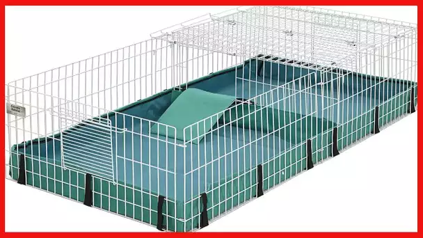 Guinea Habitat Plus Guinea Pig Cage by MidWest w/ Top Panel, 47L x 24W x 14H Inches