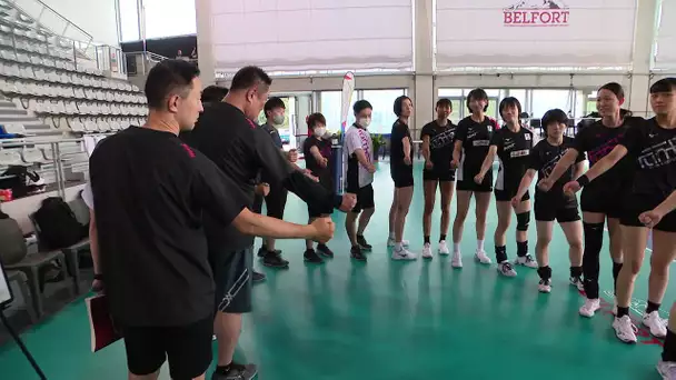 Les stars du volley-ball japonais sont à Belfort pour le "Tournoi de France"