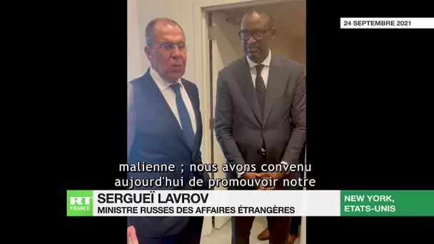 New York : Sergueï Lavrov rencontre son homologue malien en marge de l'Assemblée générale de l'ONU