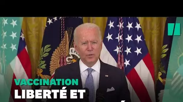 Covid-19: Joe Biden demande aux employés fédéraux d'être soit vaccinés, soit masqués et testés