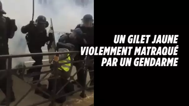 Gilets jaunes : un manifestant violemment matraqué à Quimper