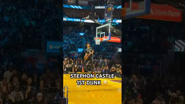 Stephon Castle 1st dunk was wild