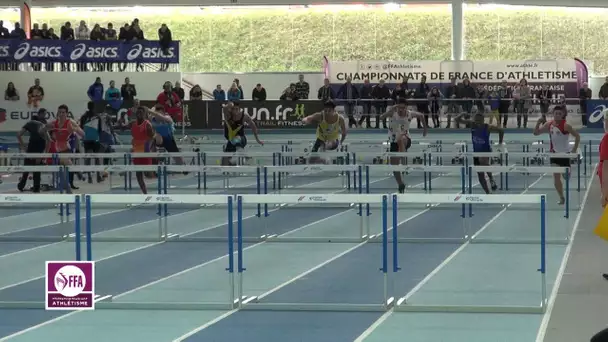 Nantes 2016 : Finale 60 m haies Cadets (Julian Andrianavalona en 7&#039;&#039;79)