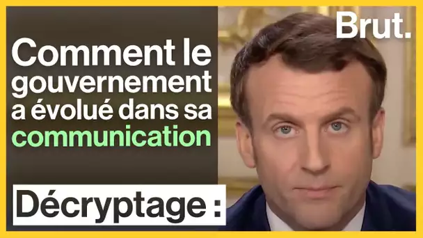 Covid-19 : comment le gouvernement a évolué dans sa communication