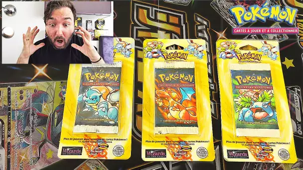 LA MEILLEURE Ouverture de BOOSTERS POKEMON SET DE BASE de MA VIE ! ( Carte Pokémon à 7000 euros ! )