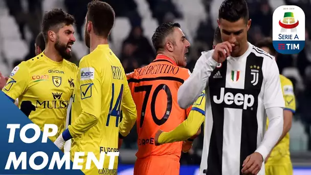 Ronaldo's Penalty SAVED by Sorrentino! | Juventus 3-0 Chievo | Top Moment | Serie A