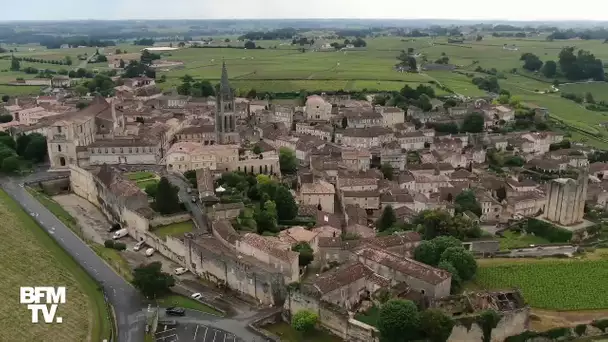 Survolez Saint-Émilion avec le drone BFMTV