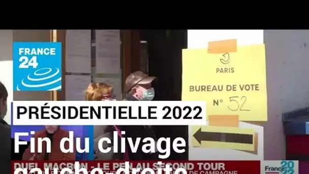 Présidentielle 2022 : le premier tour a signé la fin du clivage gauche-droite • FRANCE 24