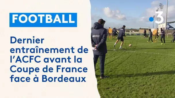 Coupe de France de football : dernier entraînement de l'ACFC avant d'affronter Bordeaux
