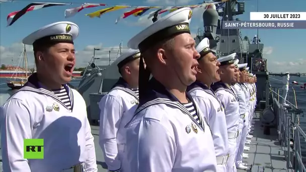 Vladimir Poutine honore la Marine de guerre russe