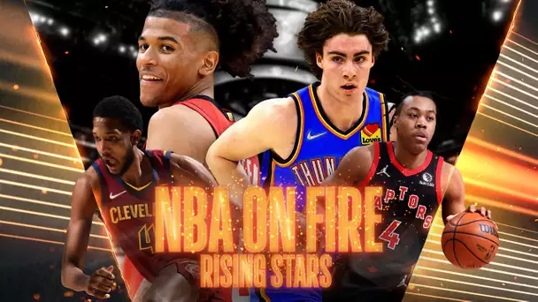 NBA On Fire Rising Stars feat. Evan Mobley, Scottie Barnes, Jalen Green & Josh Giddey 🔥