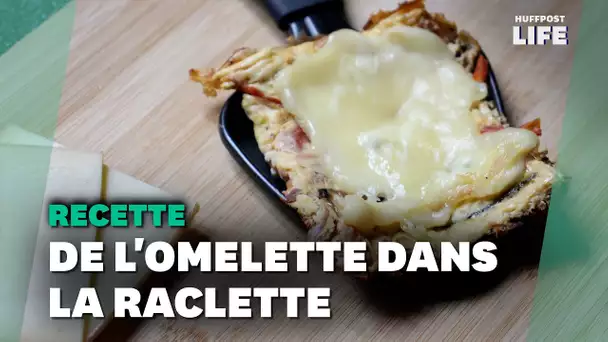 Pour votre prochaine raclette, remplacez les pommes de terre par de l’omelette