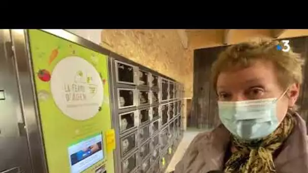 La ferme d'Agen d'Aveyron ouvre son distributeur automatique de produits frais