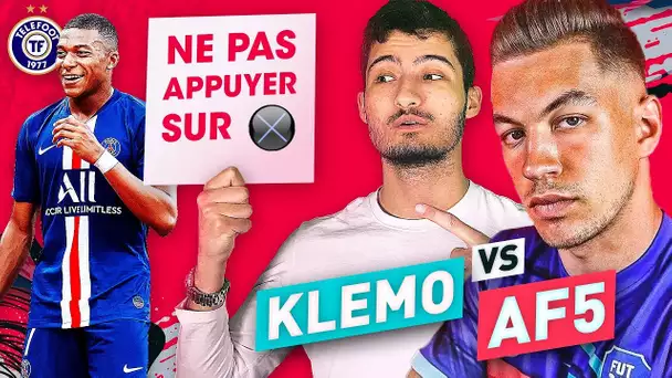 KLEMO VS AF5 :  QUI VA REUSSIR SON DEFI SECRET ? (Fifa Ultimate Team)