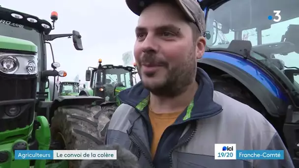 Les tracteurs de Haute-Saône rejoignent Paris pour bloquer la capitale