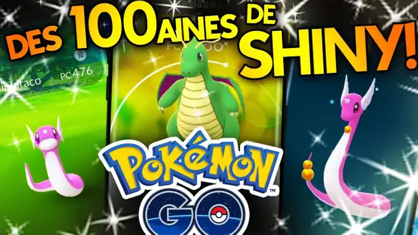 DES CENTAINES DE SHINY ! MINIDRACO, DRACO, DRACOLOSSE - Pokémon Go