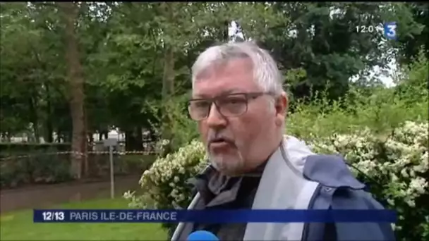 patrouille de police après les inondations wmv