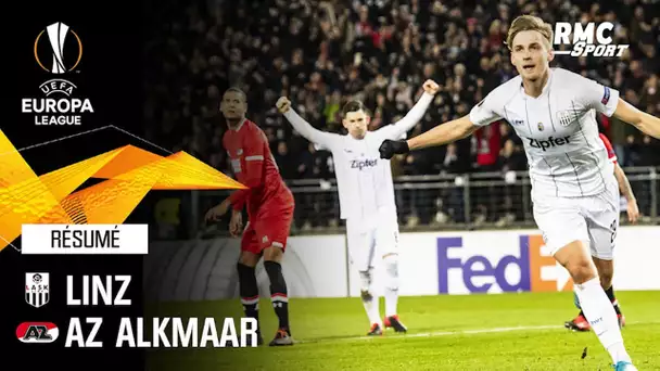Résumé : Linz 2-0 AZ Alkmaar - Ligue Europa 16e de finale retour