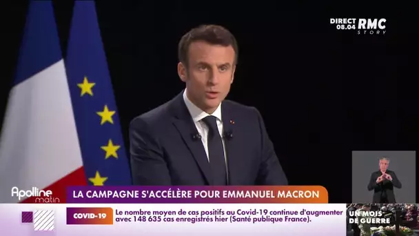 La campagne s'accélère pour Emmanuel Macron
