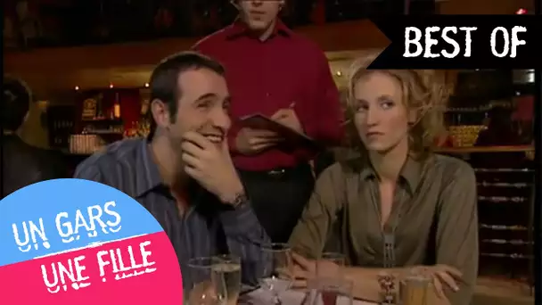 Un gars une fille - best of - à table avec des amis