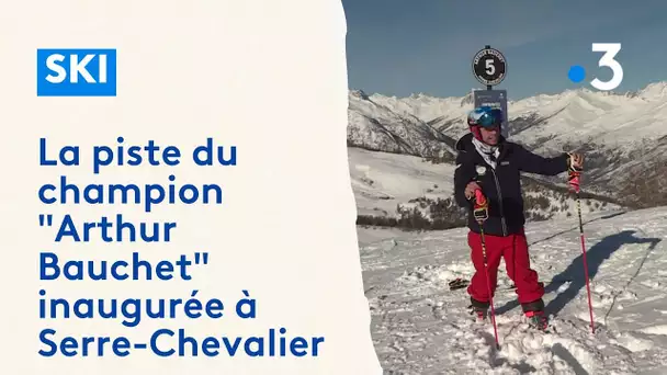 Serre-Chevalier inaugure une piste de ski "Arthur Bauchet", champion paralympique né à Saint-Tropez