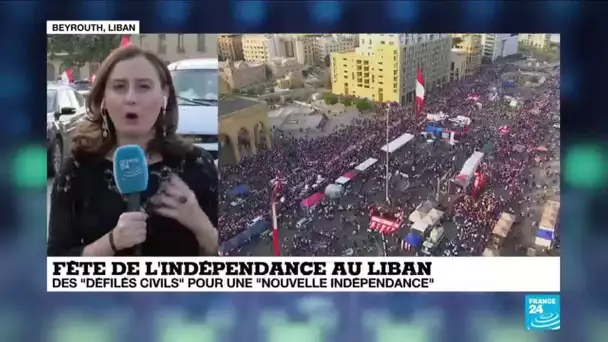 "Les manifestants sont venus en masse dans le centre de Beyrouth"