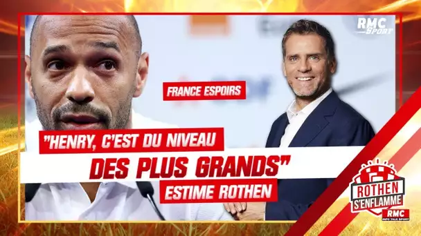 Équipe de France Espoirs : "Henry, c’est du niveau des plus grands" estime Rothen